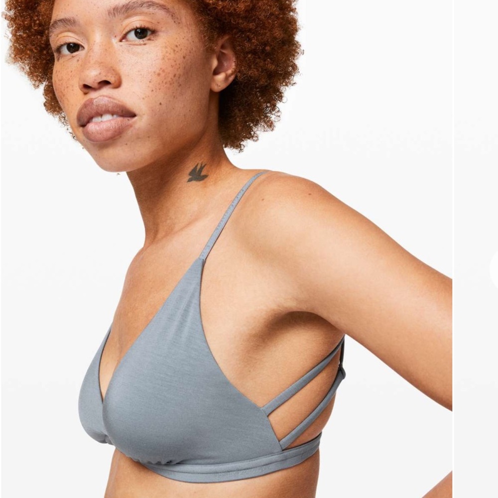 lululemon athletica Blue Cast Strappy Triangle Bralette